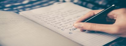 Checklist for the end of financial year
